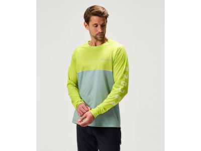 Endura Singletrack Core Printed Tee jersey, lime green
