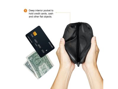 CICLOVATION Premium Cycling Wallet peněženka, neo sachet matte black