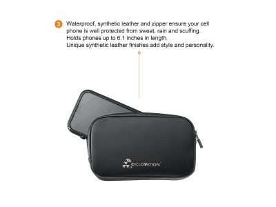 CICLOVATION Premium Cycling Wallet peněženka, neo sachet matte black