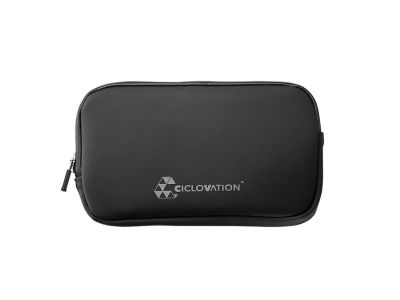 CICLOVATION Premium Portfel rowerowy, neo saszetka matowa czerń