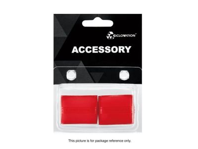 CICLOVATION end ring for the wrap, red, 2 pcs.