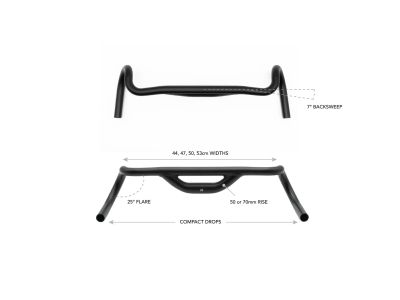 Redshift Top Shelf Lenker, Ø-31,8 mm, 440 mm, 70 mm Federweg