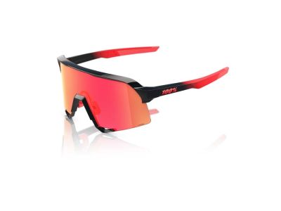 100% S3 Elly 24 okuliare, gloss black matte red/HiPER fire red mirror