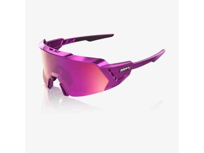 100% KORBIN X okuliare, gloss purple chrome/purple multilayer mirror