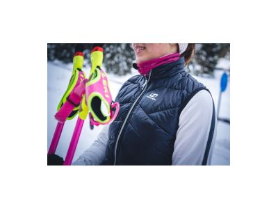 Hannah Cynthia women&#39;s vest, anthracite/white