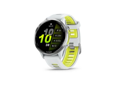 Zegarek GPS Garmin Forerunner 970, kolor biały/amp żółty