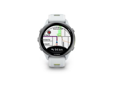 Zegarek GPS Garmin Forerunner 970, kolor biały/amp żółty
