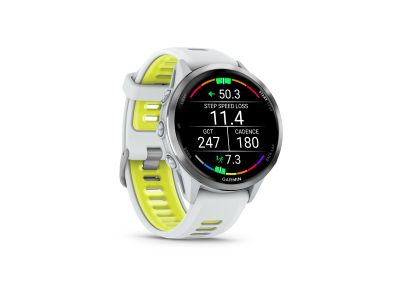 Zegarek GPS Garmin Forerunner 970, kolor biały/amp żółty