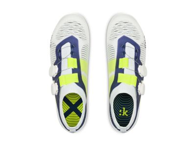 fizik VEGA CARBON tretry, bílá/žlutá fluo