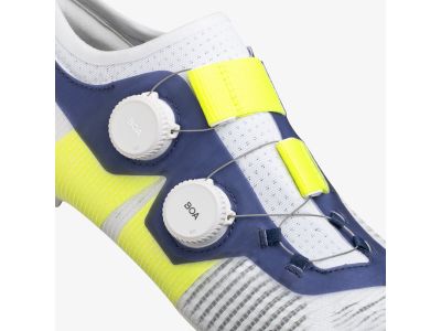 fizik VEGA CARBON tretry, bílá/žlutá fluo