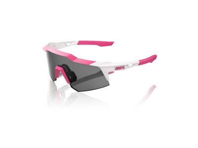 Okulary 100% SPEEDCRAFT XS, pudding pink white/smoke