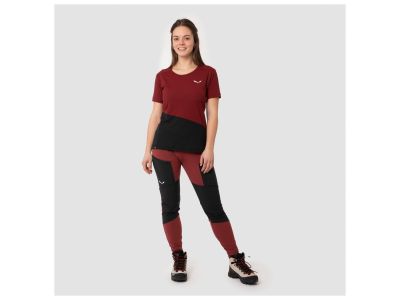 Salewa PUEZ SPORTY DRY női póló, syrah zöld