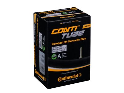 Continental Compact 24 Hermetic Plus 24 x 1 1/4 - 1,75" fékcső, autoszelep 34 mm