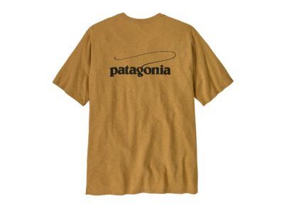 Patagonia Casting Logo Responsibili-Tee tričko, pufferfish gold
