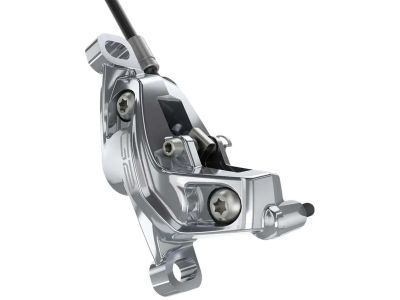 SRAM G2 Ultimate kanalasbon hidr. hátsó fék, 4 dugattyús, oszlop rögzítésű, fékcső. 2000 mm, sarki szürke