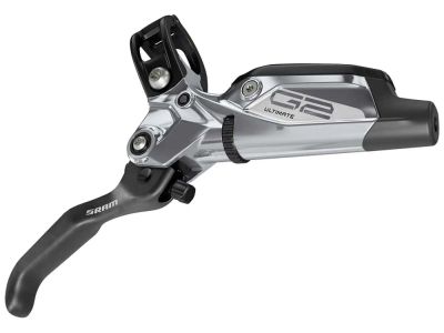 SRAM G2 Ultimate kanalasbon hidr. hátsó fék, 4 dugattyús, oszlop rögzítésű, fékcső. 2000 mm, sarki szürke