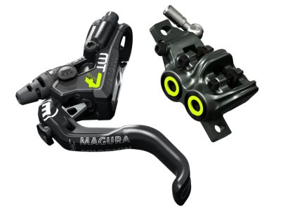 MAGURA MT7 hidraulikus hátsó fék, 4 dugattyús, Post Mount, fékcső. 2000 mm, gyári