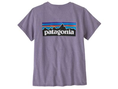 Patagonia P-6 Logo Responsibili-Tee Damen-T-Shirt, concrete purple