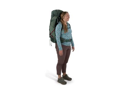 Rucsac Osprey Aura Ag LT 65 pentru femei, 65 l, verde koseret/darjeeling de primăvară