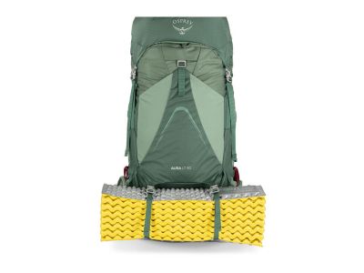 Rucsac Osprey Aura Ag LT 65 pentru femei, 65 l, verde koseret/darjeeling de primăvară