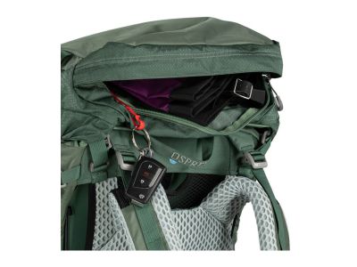 Rucsac Osprey Aura Ag LT 65 pentru femei, 65 l, verde koseret/darjeeling de primăvară