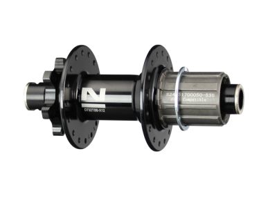 Novatec D732TSBT-S3S-X12-11S, zadný náboj, 32 dier, 12x142, 6 dier, Shimano HG, OEM
