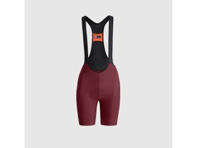 Damskie spodenki Sportful Colorful Pulse, czerwone wino