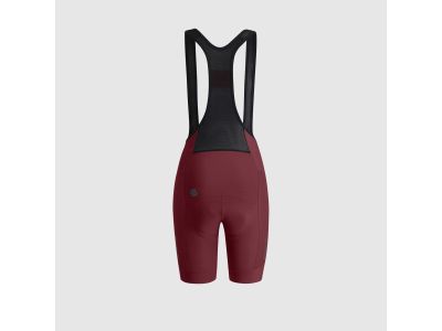 Damskie spodenki Sportful Colorful Pulse, czerwone wino