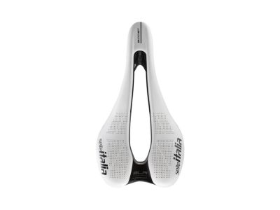 Selle Italia SLR Boost Kit Carbonio Superflow sedlo, 145 mm, bílá