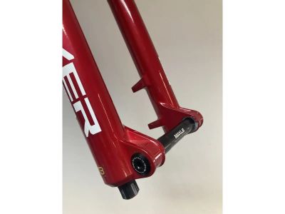 RockShox Boxxer Ultimate D1 29&quot; Federgabel, 200 mm, electric red, Offset 52 mm, aus Neurad ausgebaut