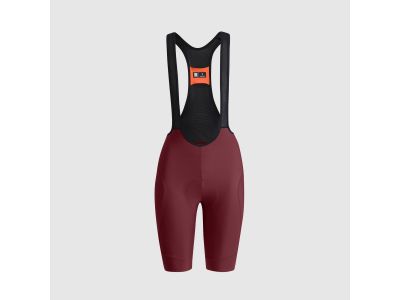 Damskie spodenki Sportful Colorful Pulse, czerwone wino
