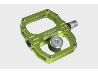 Magped SPORT2 100N stoplik nélküli/platform pedálok, zöld