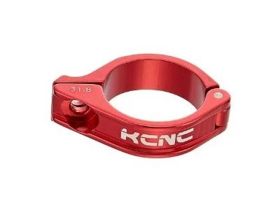 KCNC objímka na přesmykač, 31.8 mm, červená