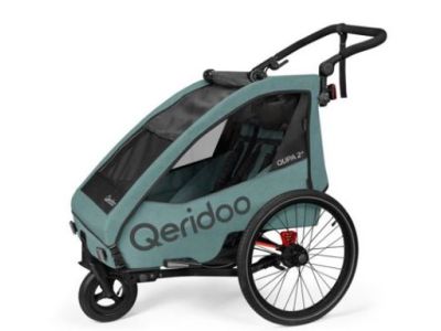 Qeridoo Qupa1 Fahrradanhänger, blau