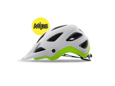 Giro Montaro MIPS - mattweißer Kalk (weiß-gelbgrün), Helm