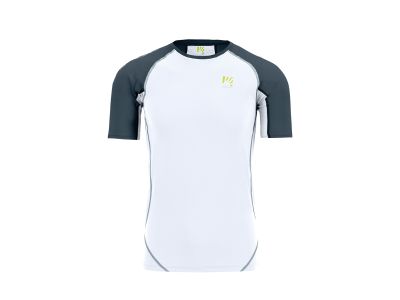 Tricou Karpos LAVAREDO, alb strălucitor/ardezie închisă