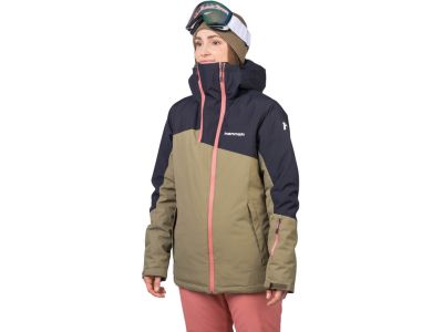 Hannah Maky Col dámská bunda, burnt olive/anthracite