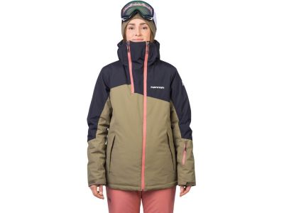 Hannah Maky Col dámská bunda, burnt olive/anthracite