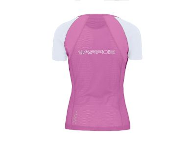 Tricou damă Karpos LAVAREDO EVO, alb strălucitor/florit