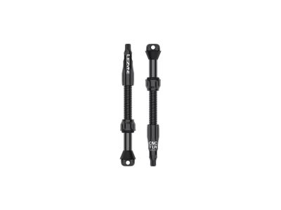 Valve tubeless Lezyne CNC TLR, 60 mm, negre