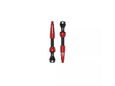 Valve tubeless Lezyne CNC TLR, 44 mm, roșu