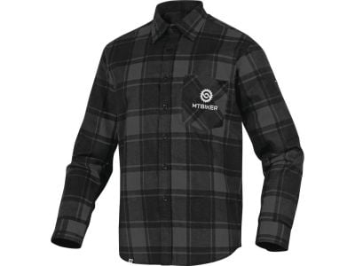 MTBIKER flanel košeľa, čierna