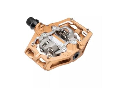 Leatt AllMtn 6.0 Clip-in nášľapné pedále, frost bronze