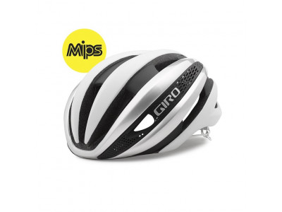 Giro Synthe MIPS - Mat white/silver, helma 