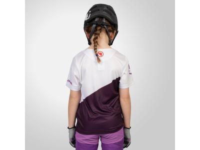 Endura SingleTrack Core detský dres, aubergine