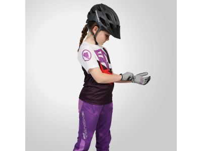 Endura SingleTrack Core detský dres, aubergine