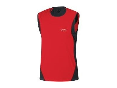 Koszulka bez rękawów GOREWEAR Air - czerwono/czarna