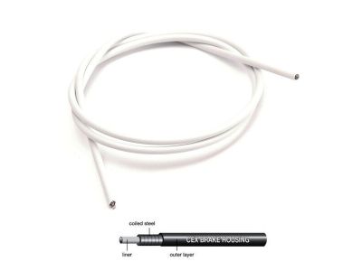 Jagwire CEX 2P brzdový bowden, 5 mm, bílá