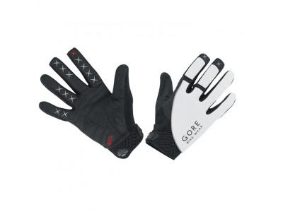 GORE Alp X 2.0 long gloves - white / black