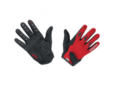 Lekkie rękawiczki GOREWEAR Alp X 2.0 SO - czarno/czerwone